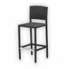 DecoScapes Zen Armless Barstool - Angled View - DecoScapes Zen Armless Barstool - Angled View