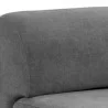 Sunpan Harmony Modular Armless Chair in Left-Shelf Danny Dark Grey - Closeup Top Angle - Sunpan Harmony Modular Armless Chair in Left-Shelf Danny Dark Grey - Closeup Top Angle