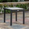 Tortuga Outdoor Lakeview Modern Outdoor Aluminum Side Table
