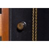 Berkeley Jewelry Armoire - Coffee - Lock Knob