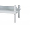 Lucera Bobbin Display Shelf in White - leg - Lucera Bobbin Display Shelf in White - leg