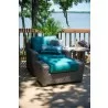 Woodard Augusta Stationary Lounge Chair - Lifestyle with Ottoman - Woodard Augusta Stationary Lounge Chair - Lifestyle with Ottoman