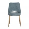 Sunpan Radella Dining Chair Bergen French Blue - Front Angle