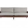 Sunpan Mauti Sofa - Brown - Vault Fog / Bravo Cognac - Front Angle