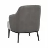 Sunpan Nairobi Lounge Chair Belfast Heather Grey / Bravo Ash - Back Side Angle - Sunpan Nairobi Lounge Chair Belfast Heather Grey / Bravo Ash - Back Side Angle