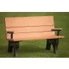 Polly Products Traditional ADA Bench with arms - Polly Products Traditional ADA Bench with arms