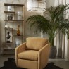 Sunpan Irina Swivel Lounge Chair in Treasure Gold - Lifestyle