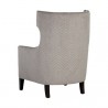 Sunpan Marbelle Lounge Chair - Gallagher Dove - Back Side Angle