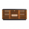 Greenington 64" Rowan Media Center, Amber - Front Angle