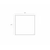Sunpan Rocky Road - 48" x 48" - Black Floater Frame - Sunpan Rocky Road - 48" x 48" - Black Floater Frame