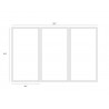 Sunpan The Path (set of 3) - 30" x 60" 