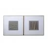 Sunpan Pick Up Sticks (set of 2) - 48" x 48" - Gold Floater Frame - Sunpan Pick Up Sticks (set of 2) - 48" x 48" - Gold Floater Frame