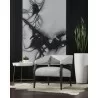 Sunpan Smoke Screen - 72" x 48" - Black Floater Frame - Sunpan Smoke Screen - 72" x 48" - Black Floater Frame