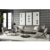 Sunpan Boxed In (set of 3) - 30" x 60" - Black Floater Frame - Lifestyle