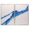 Sunpan Fluidity (set of 2) - 40" x 60" - Frame - Set in Front Angle