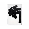 Sunpan Building Blocks - 48" x 72" - Black Floater Frame - Front Angle - Sunpan Building Blocks - 48" x 72" - Black Floater Frame - Front Angle