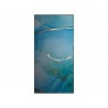 Sunpan Blue Lagoon (set of 3) - 30" x 60" - Charcoal Floater Frame - Angle
