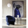 Sunpan The Peacock - 48" x 72" - Charcoal Frame 2