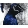 Sunpan The Peacock - 48" x 72" - Charcoal Frame 3 - Sunpan The Peacock - 48" x 72" - Charcoal Frame 3