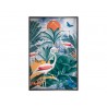 Sunpan Three Flamingos - 48" x 72" - Charcoal Frame
