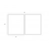 Sunpan Overprint (set of 2) - 38" x 48" - Black Frame
