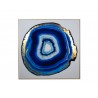 Sunpan Blue Agate - 48" x 48" - Gold Frame 3 - Front Angle