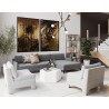 Sunpan Palm Life - 48" x 72" - Charcoal Frame 1