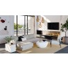 Sunpan Connectivity - 72" x 48" - Natural Floater Frame - Lifestyle