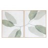 Sunpan Calm Reflection (set of 2) - 40" x 50" Natural Floater Frame - Front Angle