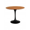 Greenington Soho 36" Round Table Amber - Front Angle