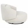 Sunpan Walsh Swivel Lounge Chair Effie Linen - Side Angle - Sunpan Walsh Swivel Lounge Chair Effie Linen - Side Angle