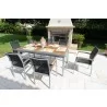 Galliano 7 Pc Dining Set with Sling in Castaway - Galliano 7 Pc Dining Set with Sling in Castaway