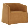 Sunpan Serenade Lounge Chair Treasure Gold - Front Side Angle