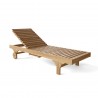Anderson Teak Capri Sun Lounger Adjusted Back & Side Tray -3 - Anderson Teak Capri Sun Lounger Adjusted Back & Side Tray -3