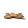 J&M Furniture A761 Italian Leather Sectional Slate In Left / Right Hand Facing  012
