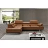 J&M Furniture A761 Italian Leather Sectional Slate In Left / Right Hand Facing  002 - J&M Furniture A761 Italian Leather Sectional Slate In Left / Right Hand Facing  002