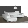 J&M Furniture A761 Italian Leather Sectional Slate In Left / Right Hand Facing  003 - J&M Furniture A761 Italian Leather Sectional Slate In Left / Right Hand Facing  003