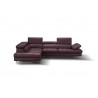 J&M Furniture A761 Italian Leather Sectional Slate In Left / Right Hand Facing  007