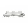 J&M Furniture A761 Italian Leather Sectional Slate In Left / Right Hand Facing  009 - J&M Furniture A761 Italian Leather Sectional Slate In Left / Right Hand Facing  009