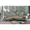 J&M Furniture A761 Italian Leather Sectional Slate In Left / Right Hand Facing  01 - J&M Furniture A761 Italian Leather Sectional Slate In Left / Right Hand Facing  01