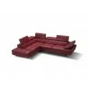 J&M Furniture A761 Italian Leather Sectional Slate In Left / Right Hand Facing  008 - J&M Furniture A761 Italian Leather Sectional Slate In Left / Right Hand Facing  008