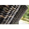 Alfresco Home Milou Wicker Dining Armchair - Detail