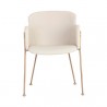 Sunpan Odesa Dining Armchair Dillon Cream - Front Angle