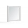 Alpine Furniture Stapleton Mirror, White - Front Side Angle
