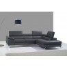 J&M Furniture A973 Modern Italian Leather in Right Hand Facing