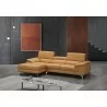 J&M Furniture A973B Italian Leather Mini Sectional Freesia - J&M Furniture A973B Italian Leather Mini Sectional Freesia
