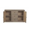 Alpine Furniture Arlo Sideboard - Front Opened Angle