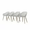 International Home Miami Amazonia 4-Piece Chairs Set - Angled - International Home Miami Amazonia 4-Piece Chairs Set - Angled