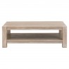 Essentials for Living Dovetail Upholstered Coffee Table - Front Angle