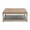 Essentials for Living Townsend Tufted Upholstered Coffee Table - Front Angle - Essentials for Living Townsend Tufted Upholstered Coffee Table - Front Angle